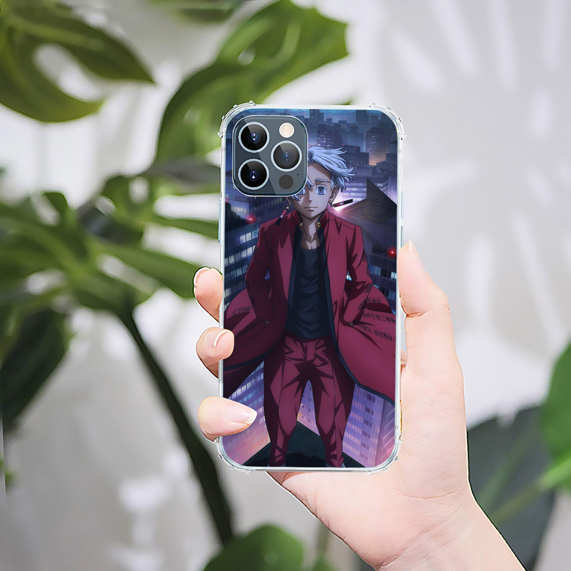 （画像用） 東京リベンジャーズ Tokyo Revengers 【iPhone 12シリーズ対応】透明スマホケース（クリアソフトケース）